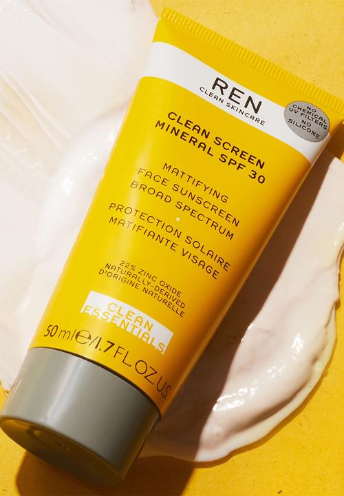 REN Clean Skincare - Clean Screen Mineral SPF30 Mattifying Face Sunscreen
