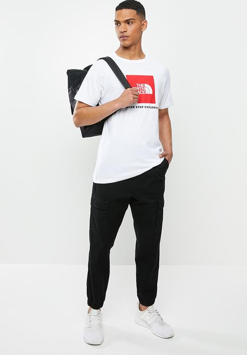 The North Face - Raglan redbox tee - white