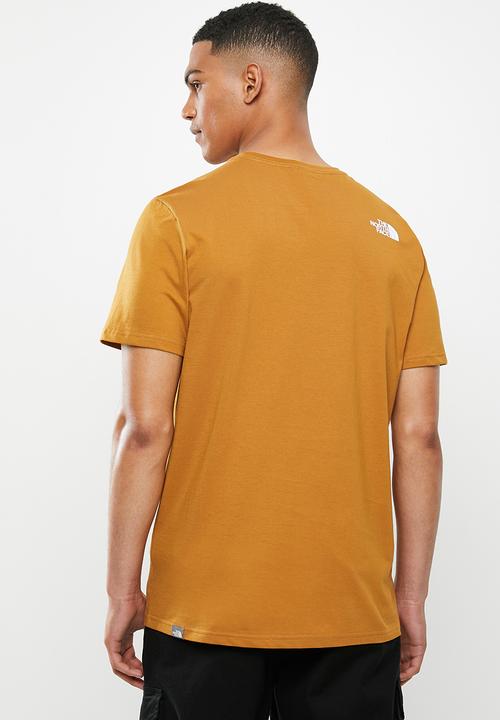 The North Face - Short sleeve nse tee - mustard