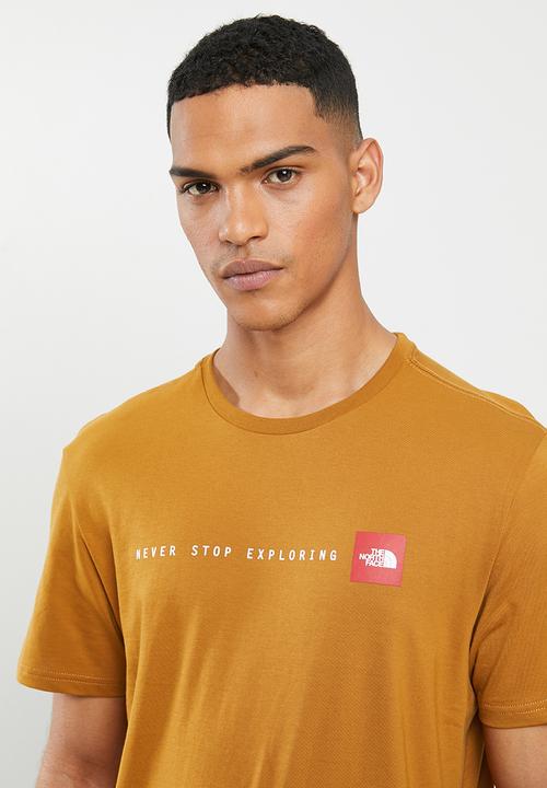 The North Face - Short sleeve nse tee - mustard