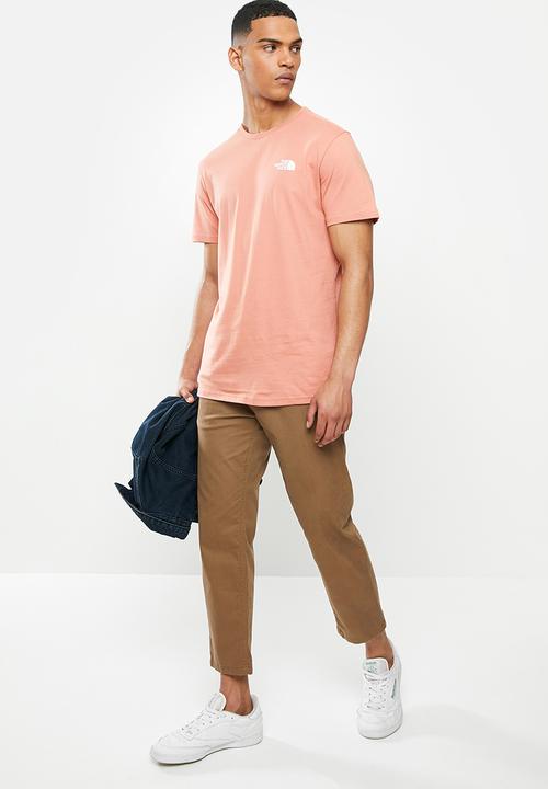 The North Face - Short sleeve simple dome tee - pink 