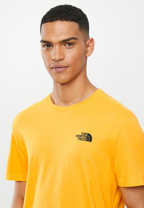 The North Face - Short sleeve throwback tee - yellow