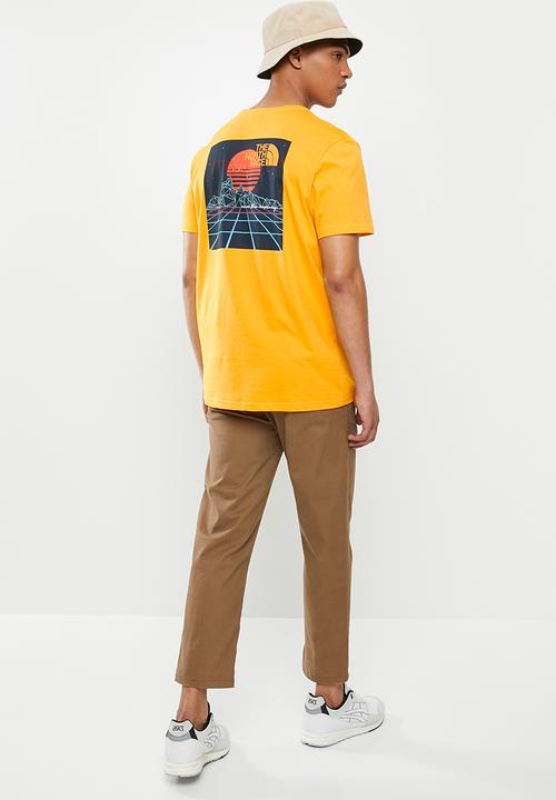 The North Face - Short sleeve throwback tee - yellow