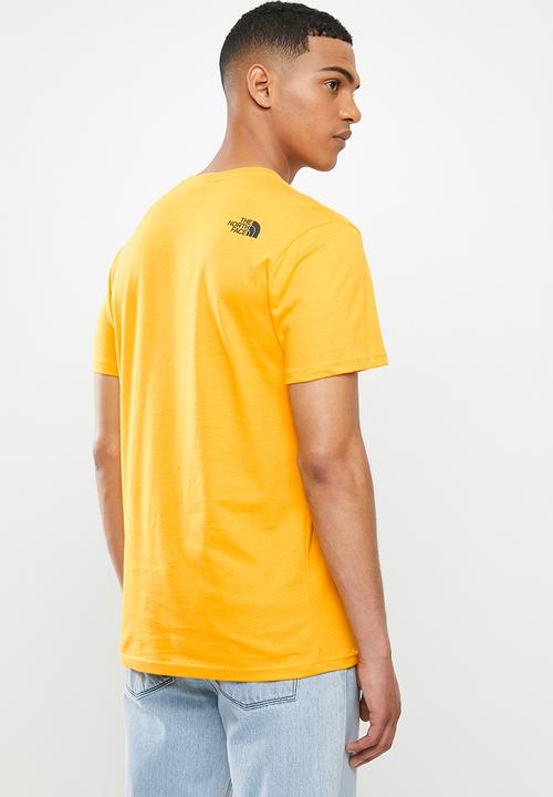 The North Face - Short sleeve siple doe tee - yellow 
