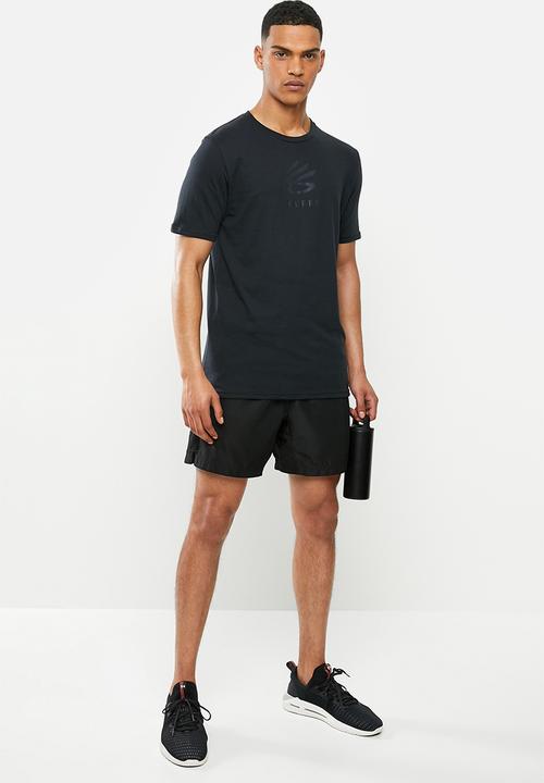Under Armour - Curry logo ss tee - black