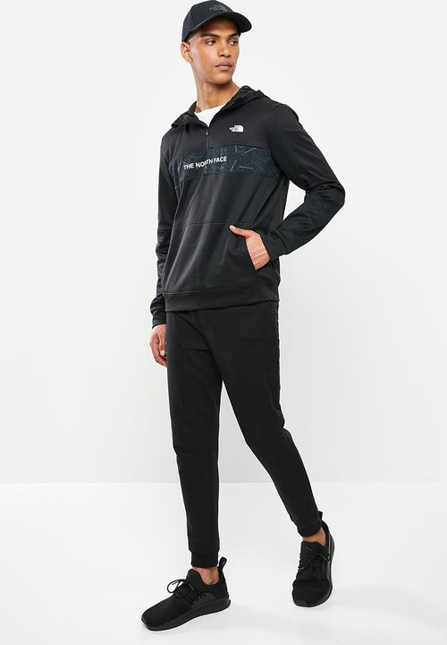 The North Face - Tnl 1/4 zip hoodie - black