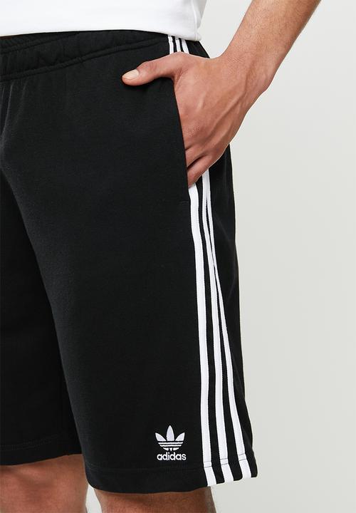 adidas Originals - 3-Stripe shorts - black & white