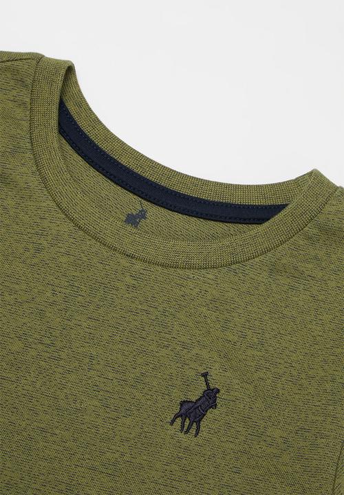 POLO - Boys hawke space dye ss tee - olive