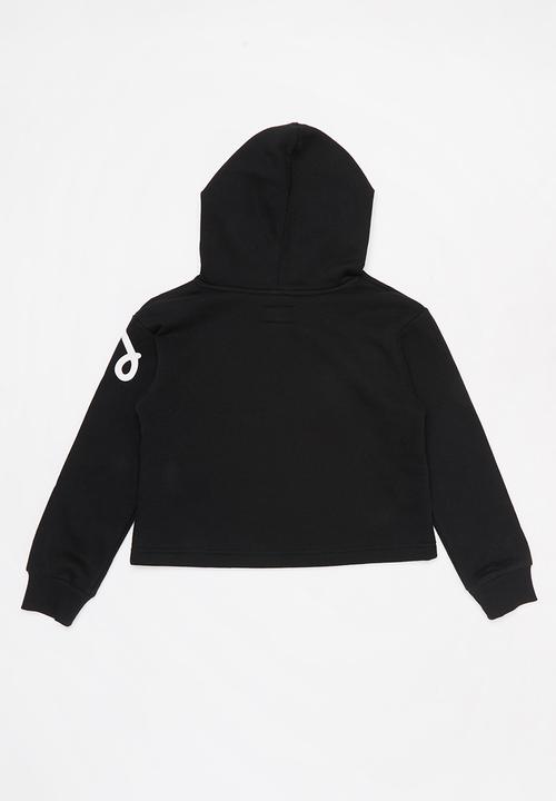 Converse - Cnvg chuck patch crop hoodie - black