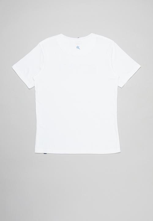 SOVIET - Boys short sleeve logo tee - white