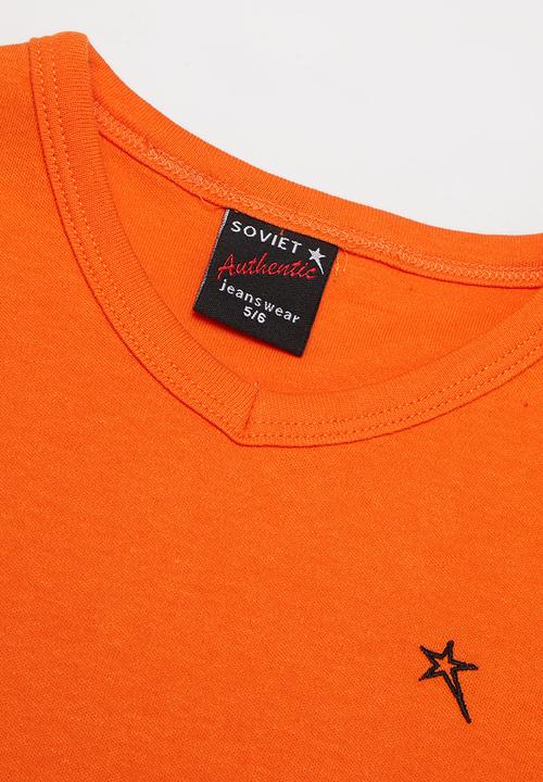 SOVIET - Boys short sleeve muscle tee - orange