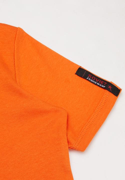 SOVIET - Boys short sleeve muscle tee - orange