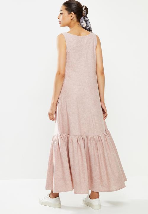 AMANDA LAIRD CHERRY - Inyameti dress - blush