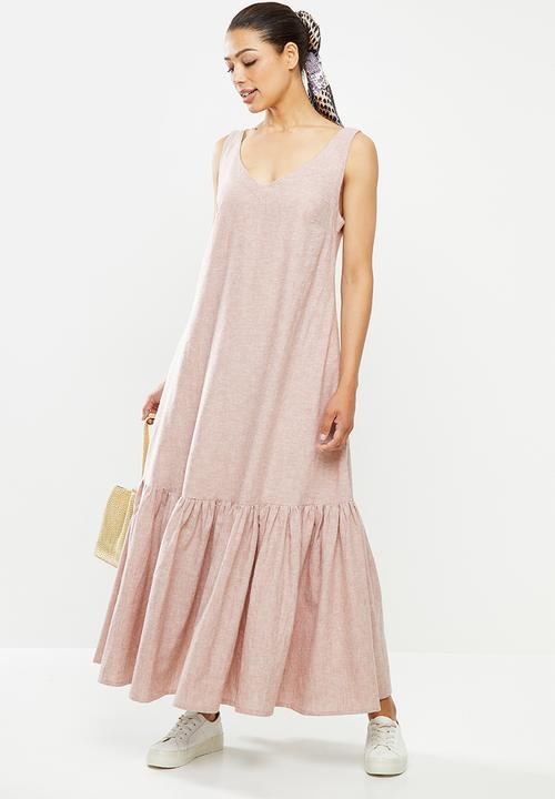AMANDA LAIRD CHERRY - Inyameti dress - blush