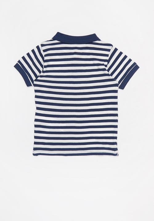 Cotton On - Kendricks polo - navy & white 