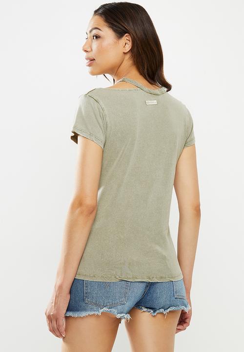 Lizzy - Sitara tee - green