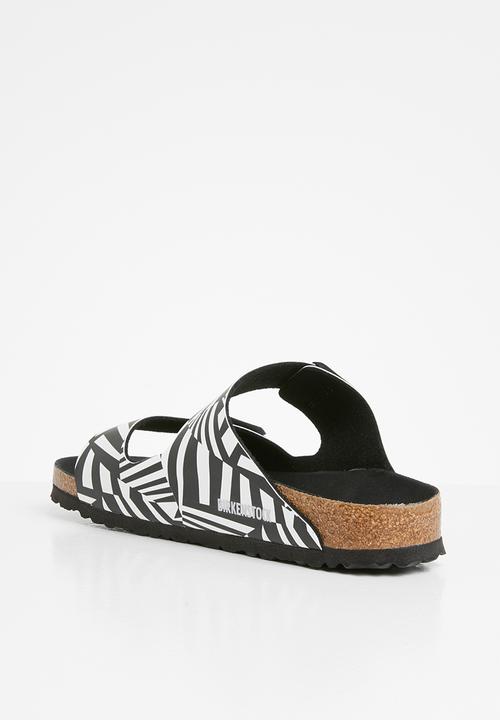 Birkenstock - Arizona birko-flor dd narrow - Dazzle Camo Black White
