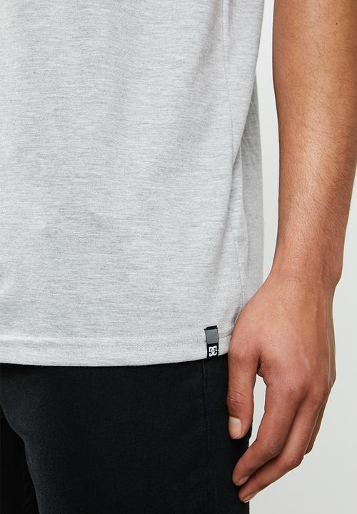 DC - Star colour block polo - black & grey