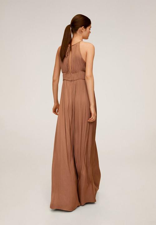 MANGO - One piece jumpsuit - tan