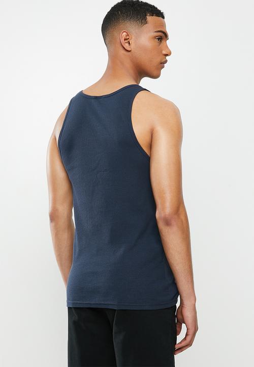 Cotton On - Rib tank - true navy