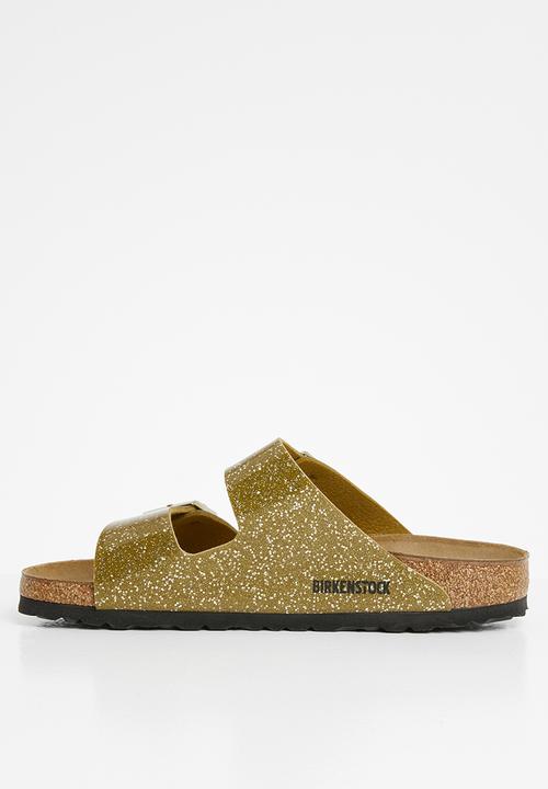 Birkenstock - Arizona birko-flor narrow - Cosmic sparkle olive tree