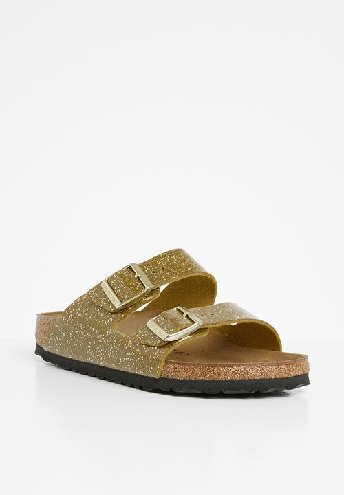 Birkenstock - Arizona birko-flor narrow - Cosmic sparkle olive tree