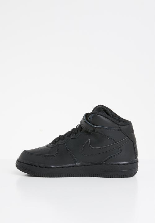 Nike - Nike force 1 mid (ps) - black/black