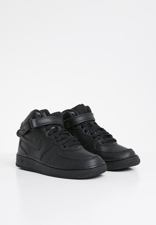Nike - Nike force 1 mid (ps) - black/black