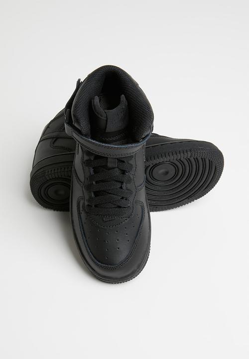 Nike - Nike force 1 mid (ps) - black/black