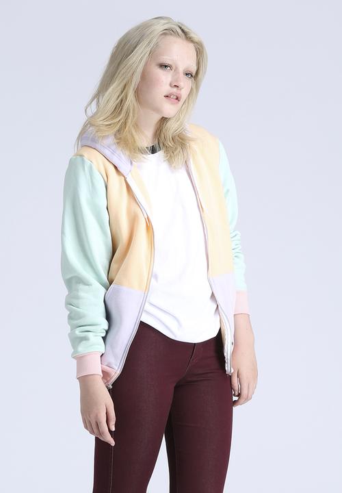 Colour Block Hoodie Multi American Apparel Bottoms Superbalist Com