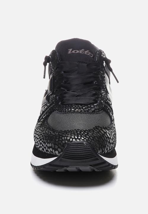 lotto - Tokyo wedge - black & grey 