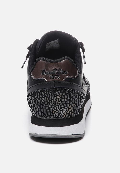 lotto - Tokyo wedge - black & grey 