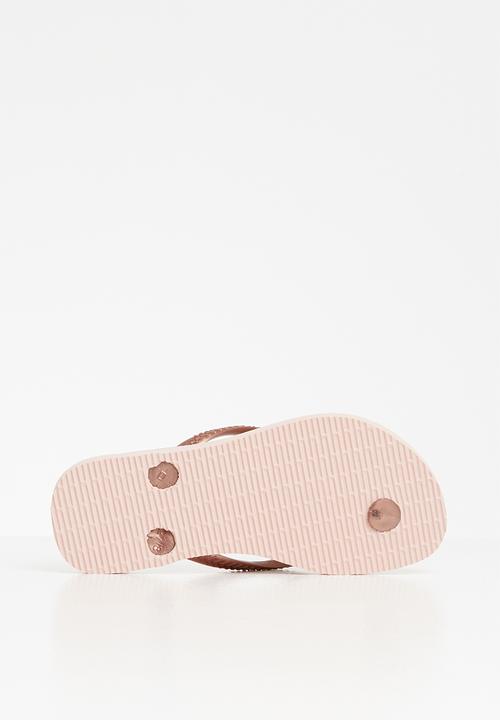 Havaianas - Slim animal print flip flop - ballet rose