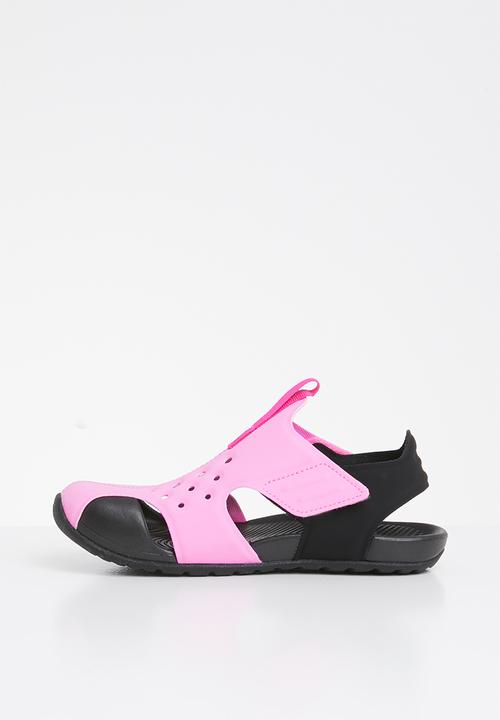 Nike - Nike sunray protect 2 preschool sandal - black / pink