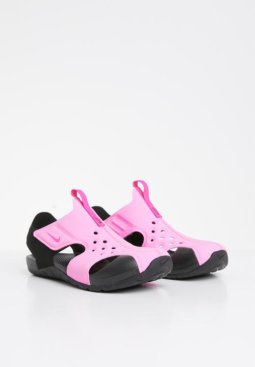 Nike - Nike sunray protect 2 preschool sandal - black / pink