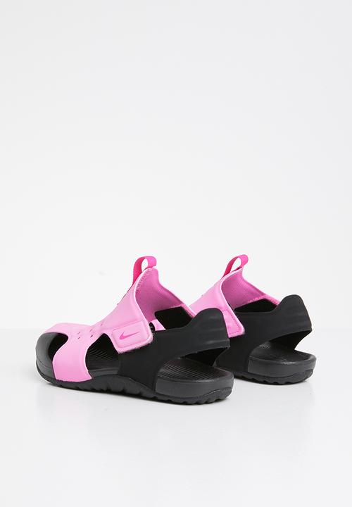 Nike - Nike sunray protect 2 preschool sandal - black / pink