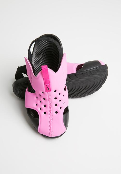 Nike - Nike sunray protect 2 preschool sandal - black / pink