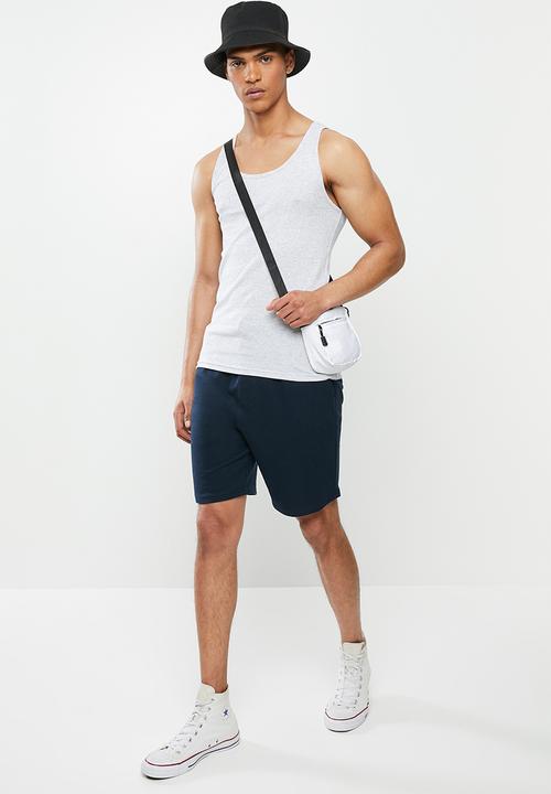 Cotton On - Rib tank - light grey marle