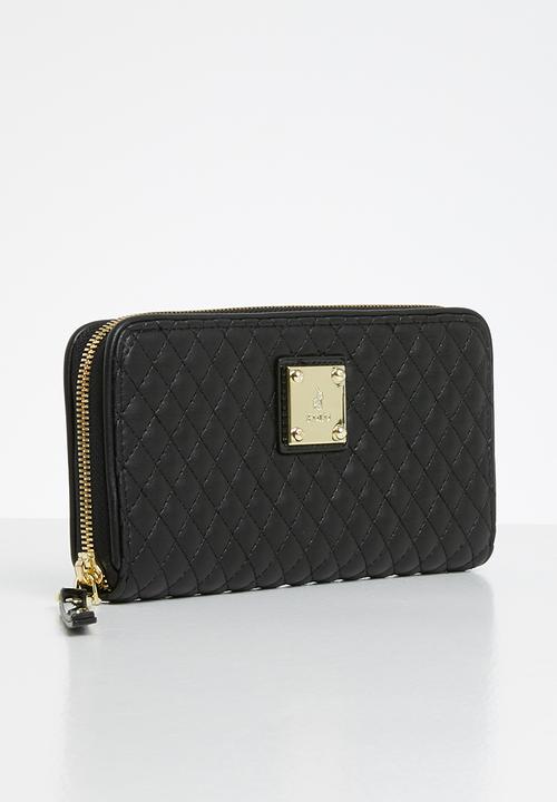 POLO - Madison zip around purse - black
