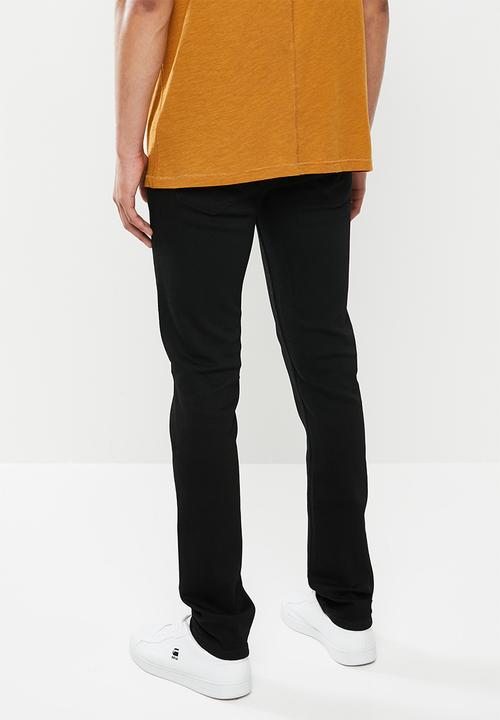 Jonathan D - Slim fit five pocket denim jeans - black