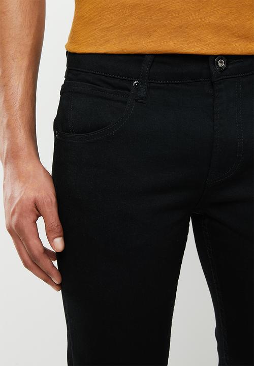 Jonathan D - Slim fit five pocket denim jeans - black