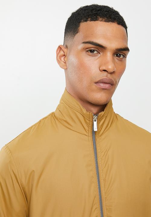 Jonathan D - Light weight zip through jacket - gold mustard