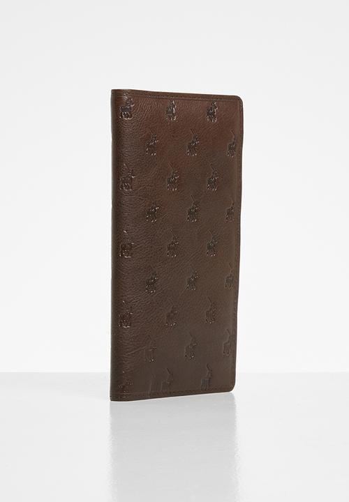 POLO - Travel folder with mobile pocket - brown