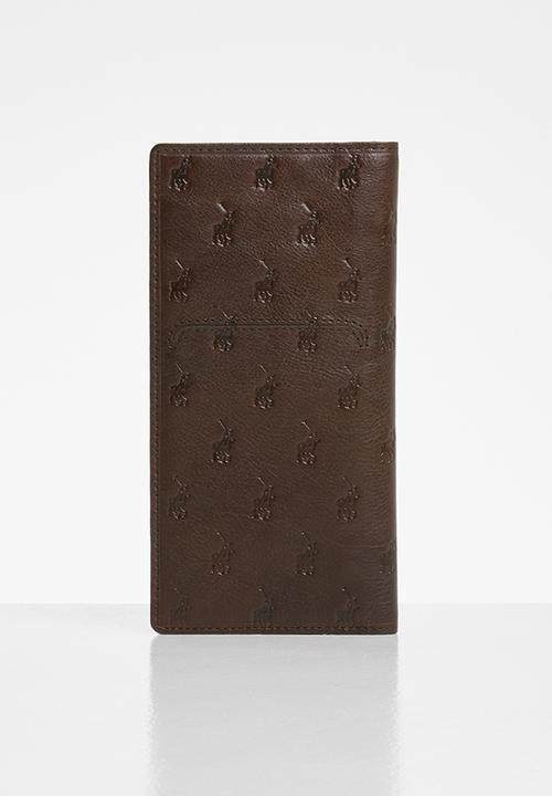 POLO - Travel folder with mobile pocket - brown