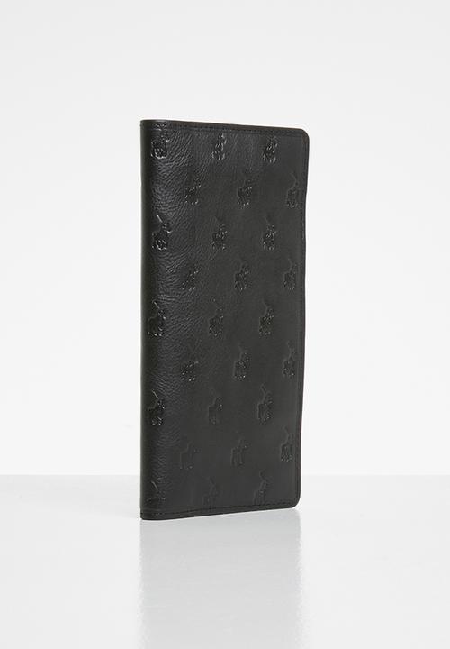 POLO - Travel folder with mobile pocket - black