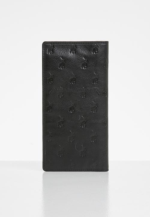POLO - Travel folder with mobile pocket - black