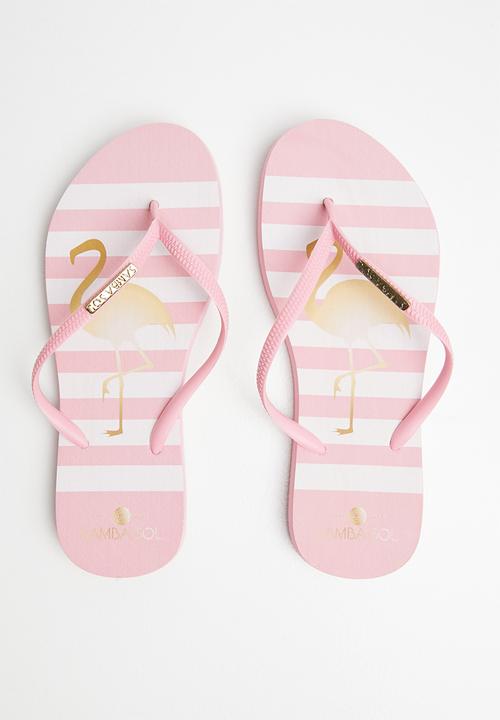 Samba Sol - Flamingo flip flop - pink
