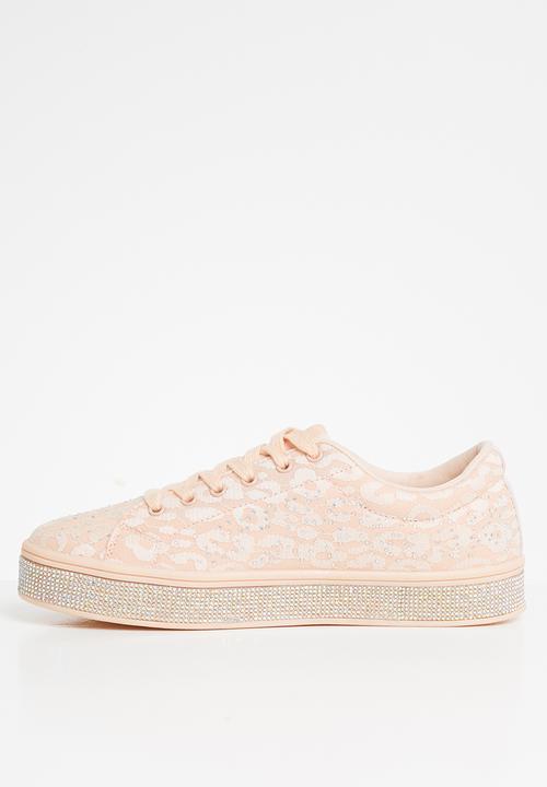SISSY BOY - All over lace sneaker  - pink