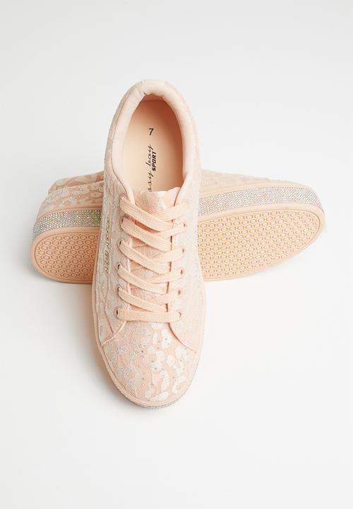 SISSY BOY - All over lace sneaker  - pink