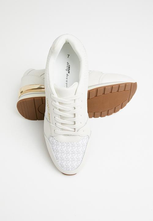 SISSY BOY - Logomania sneaker - off white